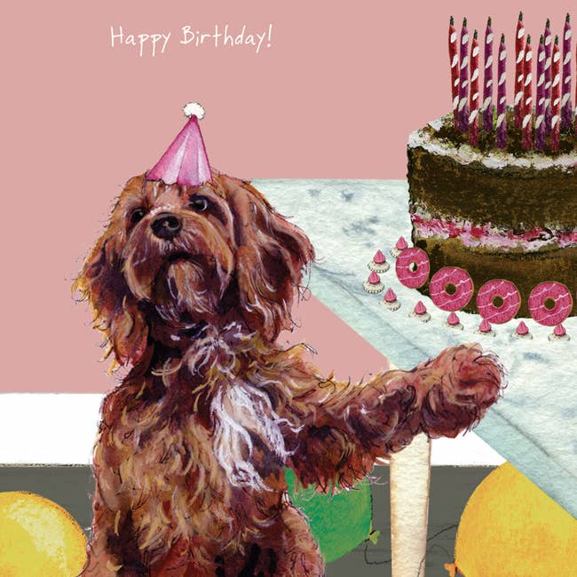 Cockapoo Party | Dog Birthday Card