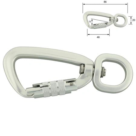 Lockable Carabiner Safety Dog Training Leads
