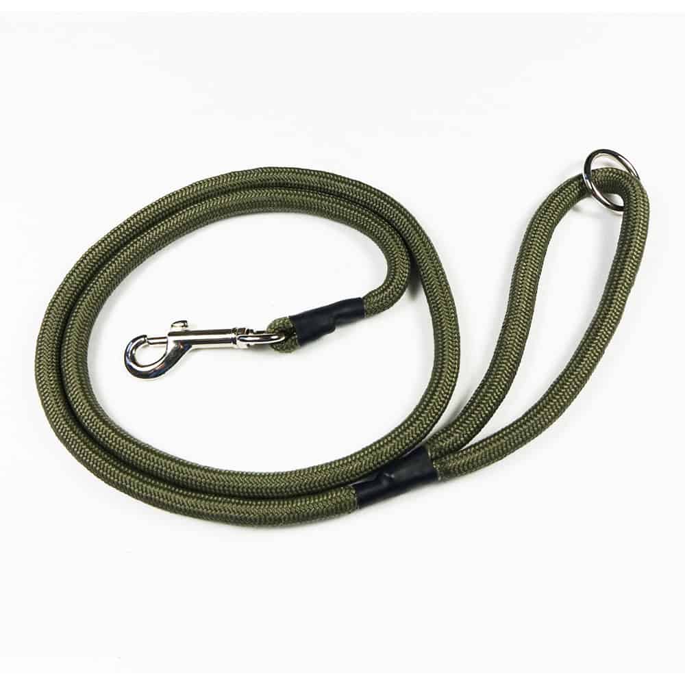 Braided Rope Standard Dog Leads (with ring in handle)